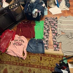 Bundle of girls XL  XXL size 14/16 clothing lot